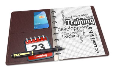 Kişisel gelişim kavramı kelime etiket bulutu 