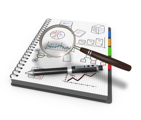 Monitoring business — Stock Photo, Image