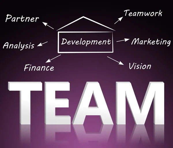 Team concept — Stockfoto