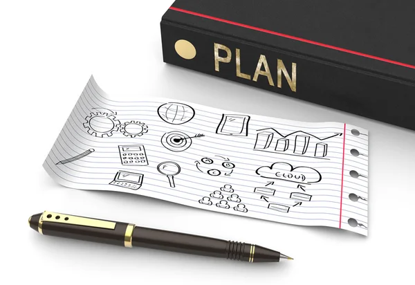 Action plan concept — Stock Photo, Image