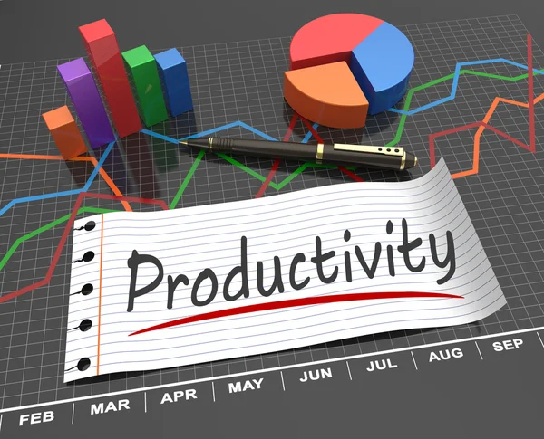 Produktivita a vývoj — Stock fotografie