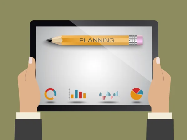 Planningsactiviteiten — Stockvector