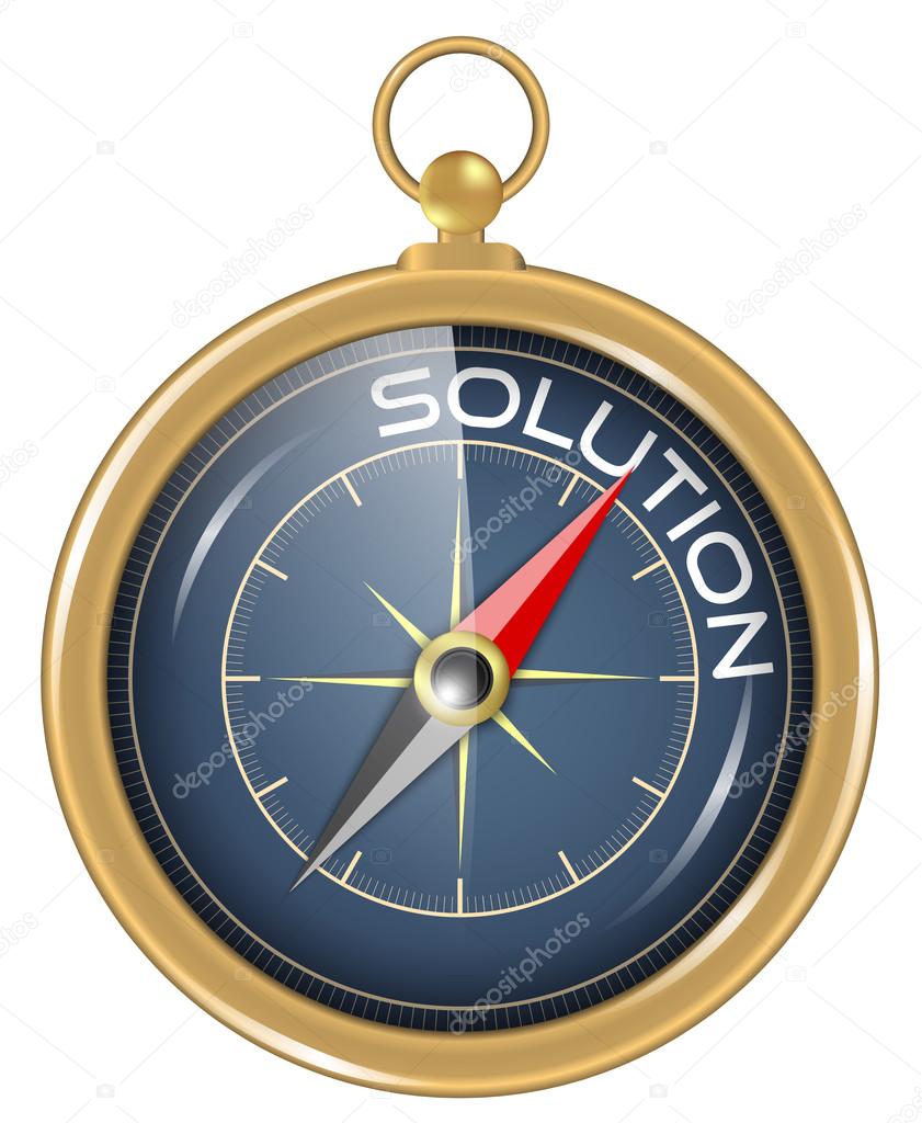 Compass solution Stock Vector Image by ©Violka08 #82340552