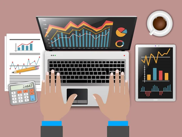 Relatório de situação —  Vetores de Stock