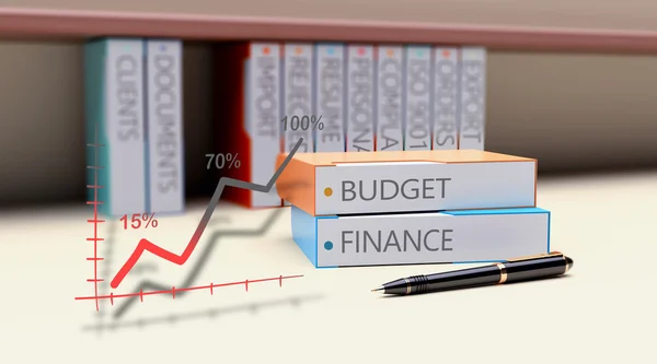 Business budgeting concept — Stock Photo, Image