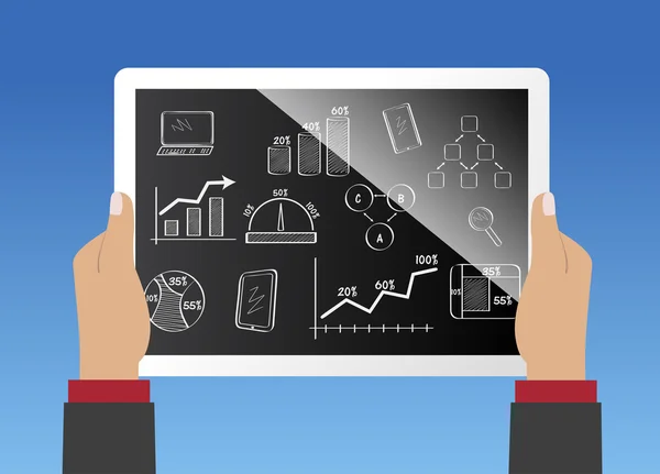 Conceito de desenvolvimento empresarial —  Vetores de Stock