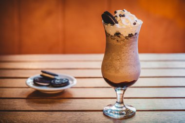Oreo bisküvi frappe cappuccino
