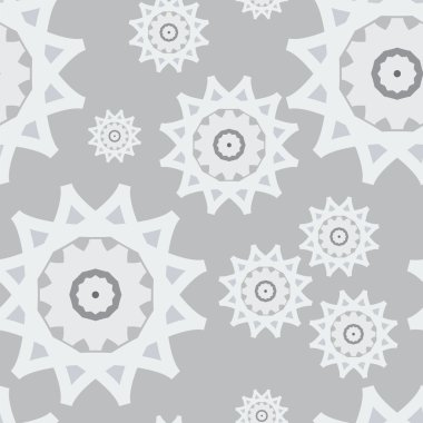 Dikişsiz desen beyaz gri kar soyut yeni yıl