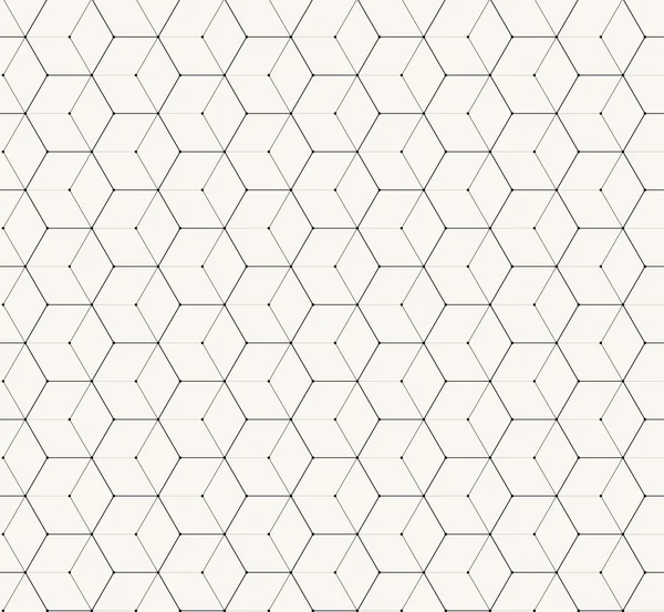 Шестиугольник серого вектора простой бесшовный узор — стоковый вектор