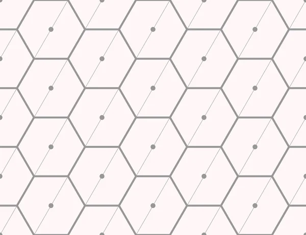 Modèle sans couture du filet hexagonal — Image vectorielle