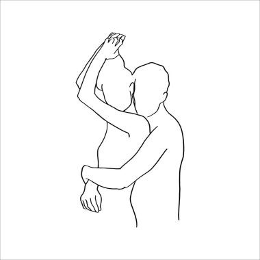 Birbiri ardına iki aşığın, yeni evlilerin, genç insanların romantik öpücüğü. Birbirlerine sarılıp öpüşen çiftler, sevgililer günü, aşık kadınlar ve erkekler. Öpüşme kafaları.