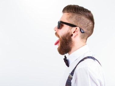 hipster portre