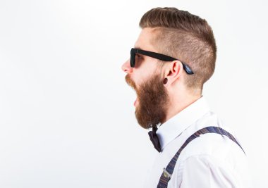 hipster portre