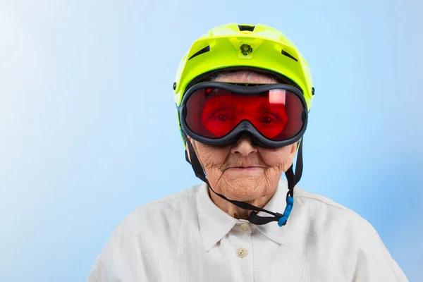 Extreme grannie — Stock Photo, Image