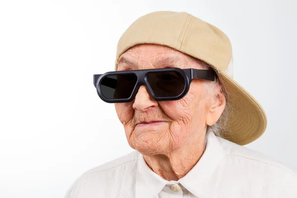 Cool grandma — Stock Photo, Image