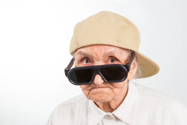 Cool grandma — Stock Photo, Image