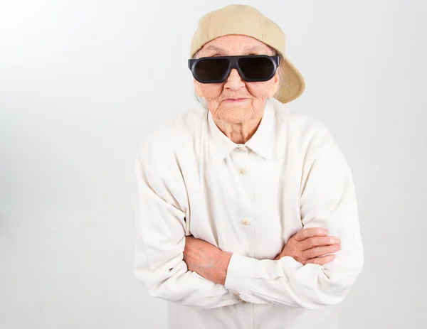 Cool grandma — Stock Photo, Image