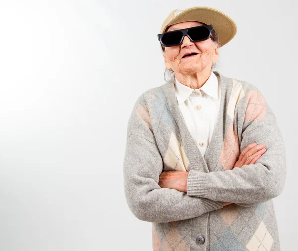 Cool grandma — Stock Photo, Image