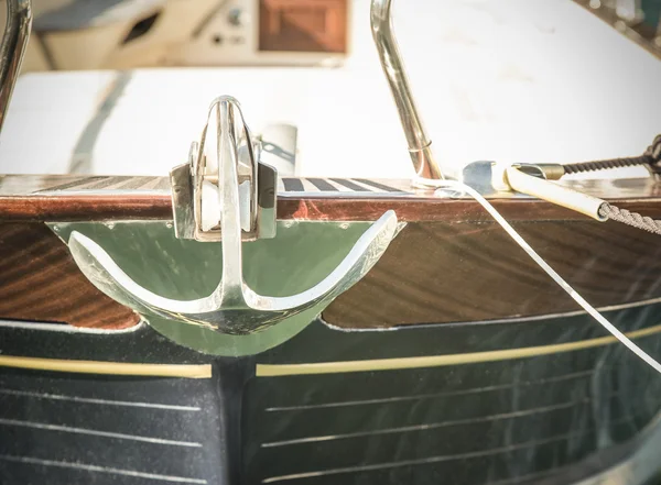 Boat witth anchor — Stock Photo, Image