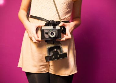 Retro fotoğraf makinesi