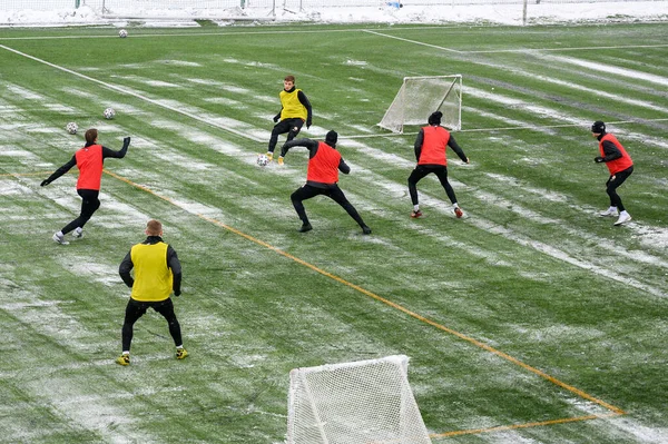 Lubin Polen Januari 2021 Opleiding Van Jeugdteam Kghm Zaglebie Lubin — Stockfoto