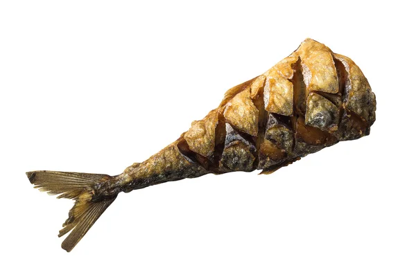 Fried Saba veya uskumru balığı — Stok fotoğraf