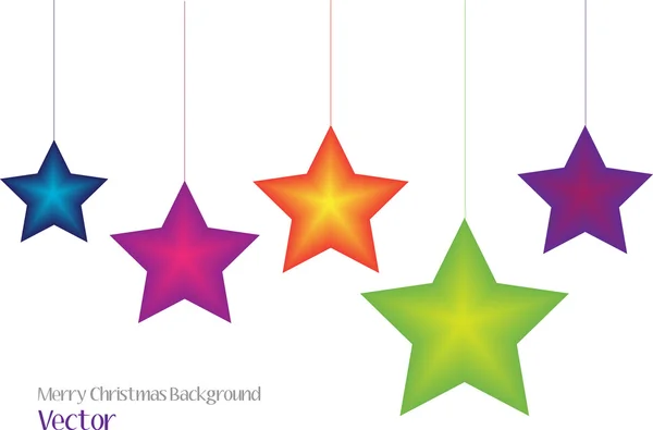 Fondo de Navidad con estrellas — Archivo Imágenes Vectoriales