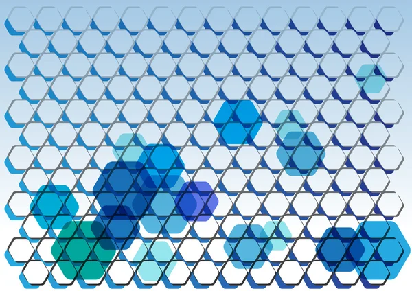 Hexagons background — Stock Vector