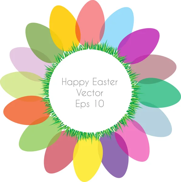 Backdrop design with easter motive — Stock Vector