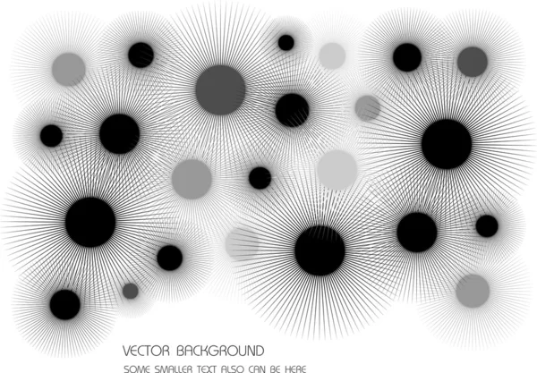 Formas negras simétricas — Vector de stock