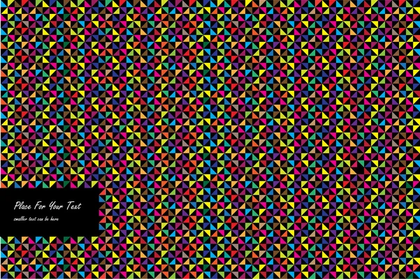 Fond abstrait avec des formes symétriques colorées — Image vectorielle