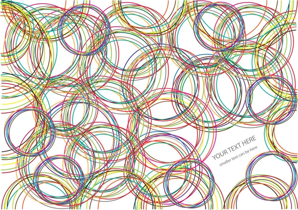 Color vector circles background — Stock Vector