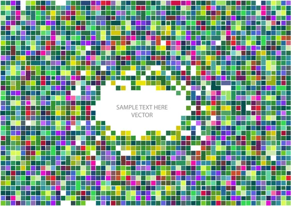 Färgbakgrund vektor mosaik kakel — Stock vektor