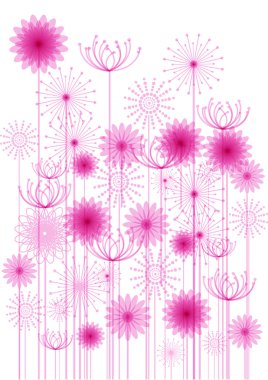 Vintage vektör çiçek