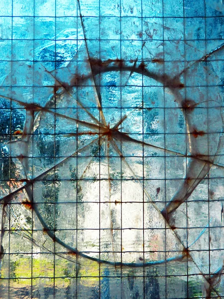 Photography of broken window — Stock Photo, Image