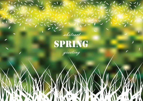 Spring illustration — Stock Vector