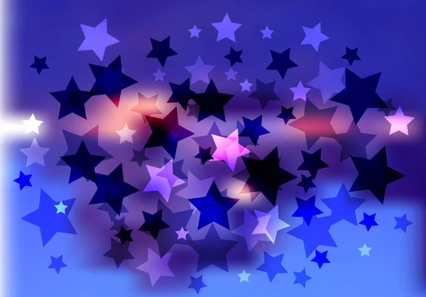 Bright vector stars background — Stock Vector