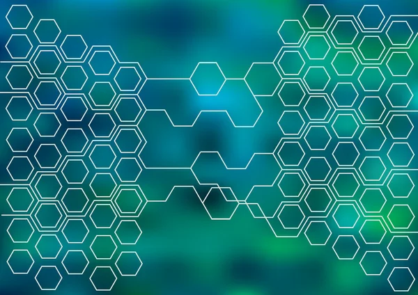 Modern hexagons background — Stock Vector