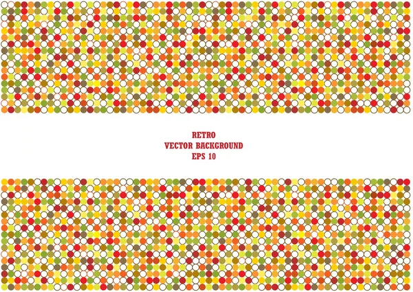 Vector polka dots achtergrondkleur — Stockvector