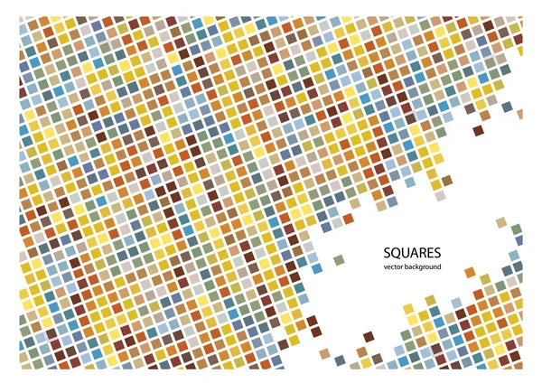 Abstrakte Quadrate Hintergrund — Stockvektor