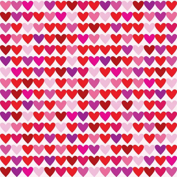 Valentine background with hearts — Stock Vector