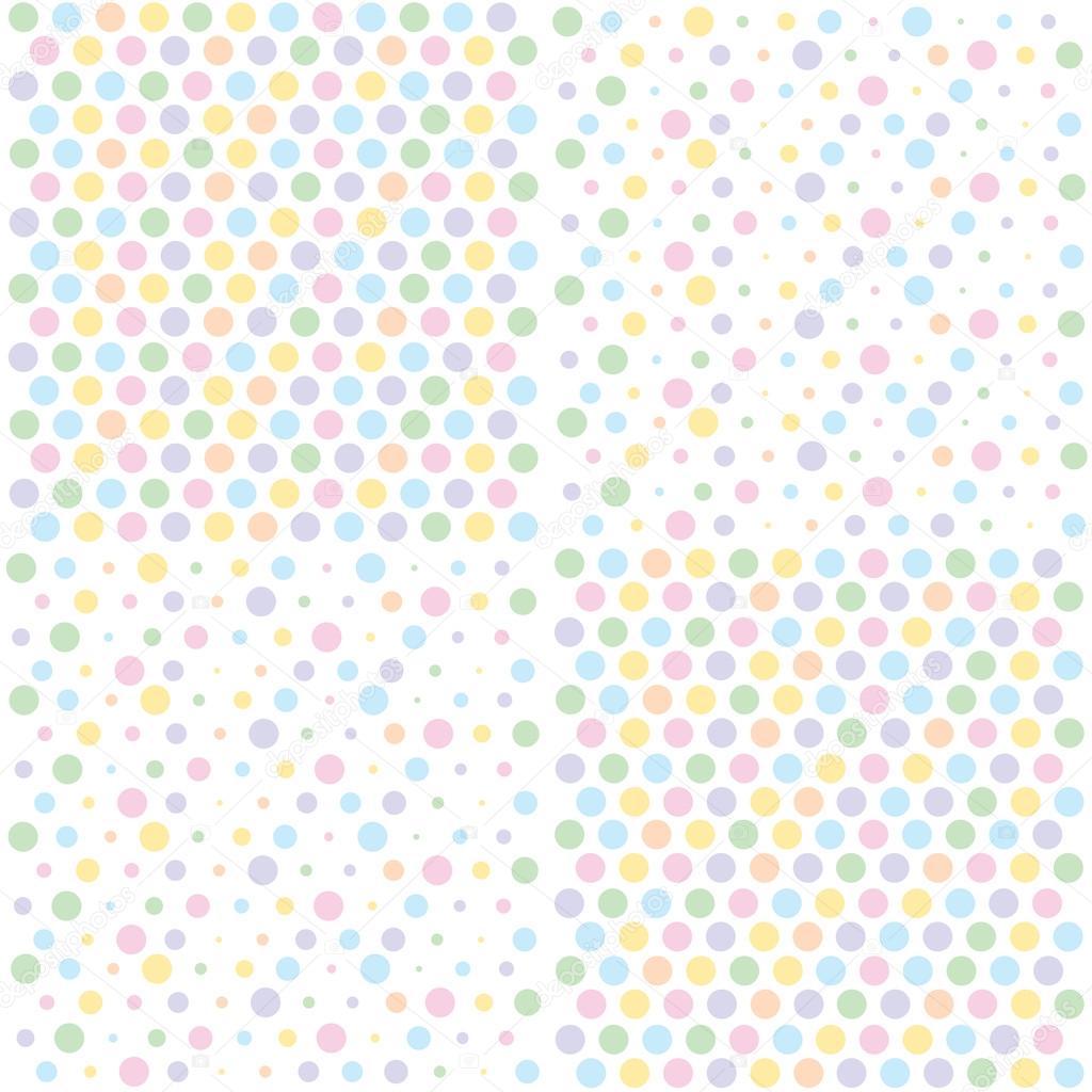 Pastel polka dots