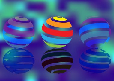 Boyutlu satırları topları