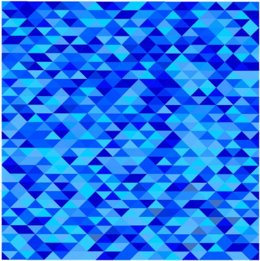 Parlak mavi üçgen