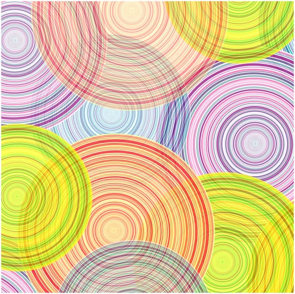 Colorful circles pattern — Stock Vector