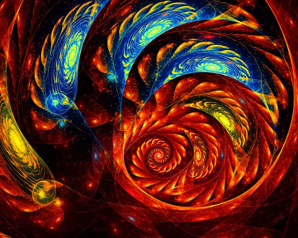 Fantasía espiral abstracta — Foto de Stock