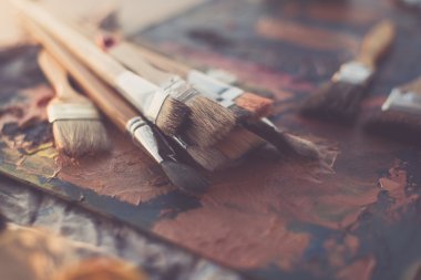 Palet petrol ile yan görünüm  