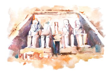  Mısır. Büyük Tapınağı Ramses II 