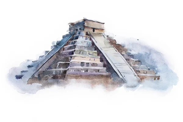 Piramida Chichen Itza w Meksyku — Zdjęcie stockowe