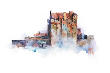  İskoçya 'daki Eilean Donan Kalesi